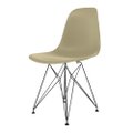 Cadeira Eames polipropileno Fendi Eiffel Preto