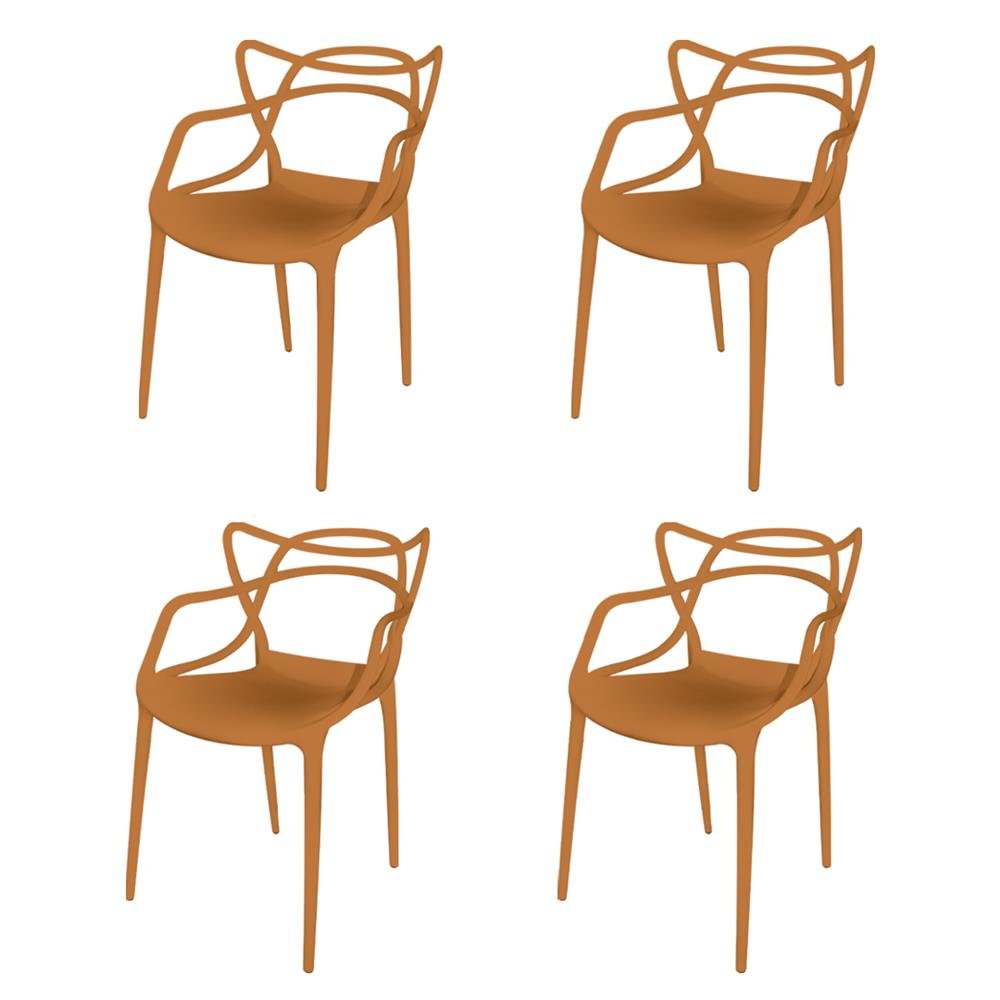 Cadeira Berrini Terracota caixas com quatro
