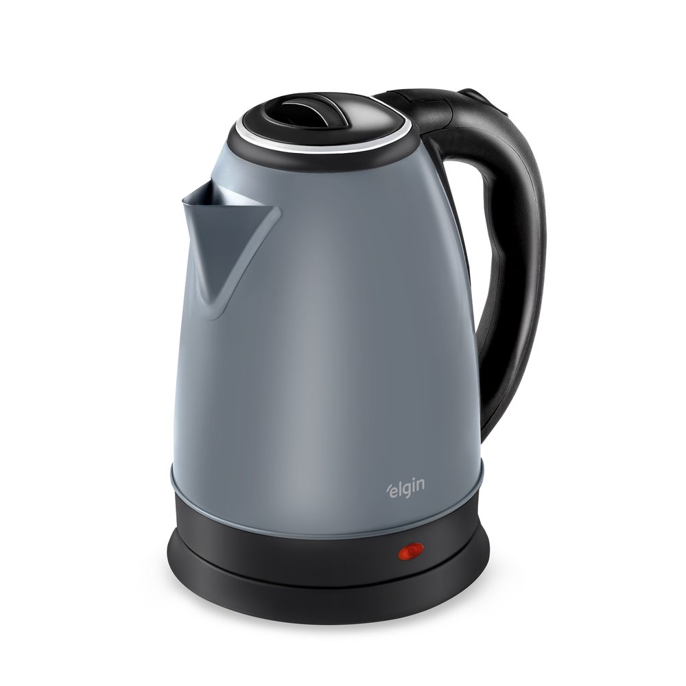 Chaleira Elétrica Elgin Inox Cinza Lunar 127V 1200W