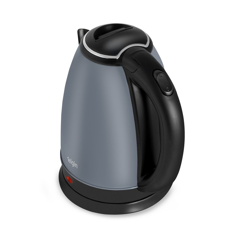 Chaleira Elétrica Elgin Inox Cinza Lunar 127V 1200W