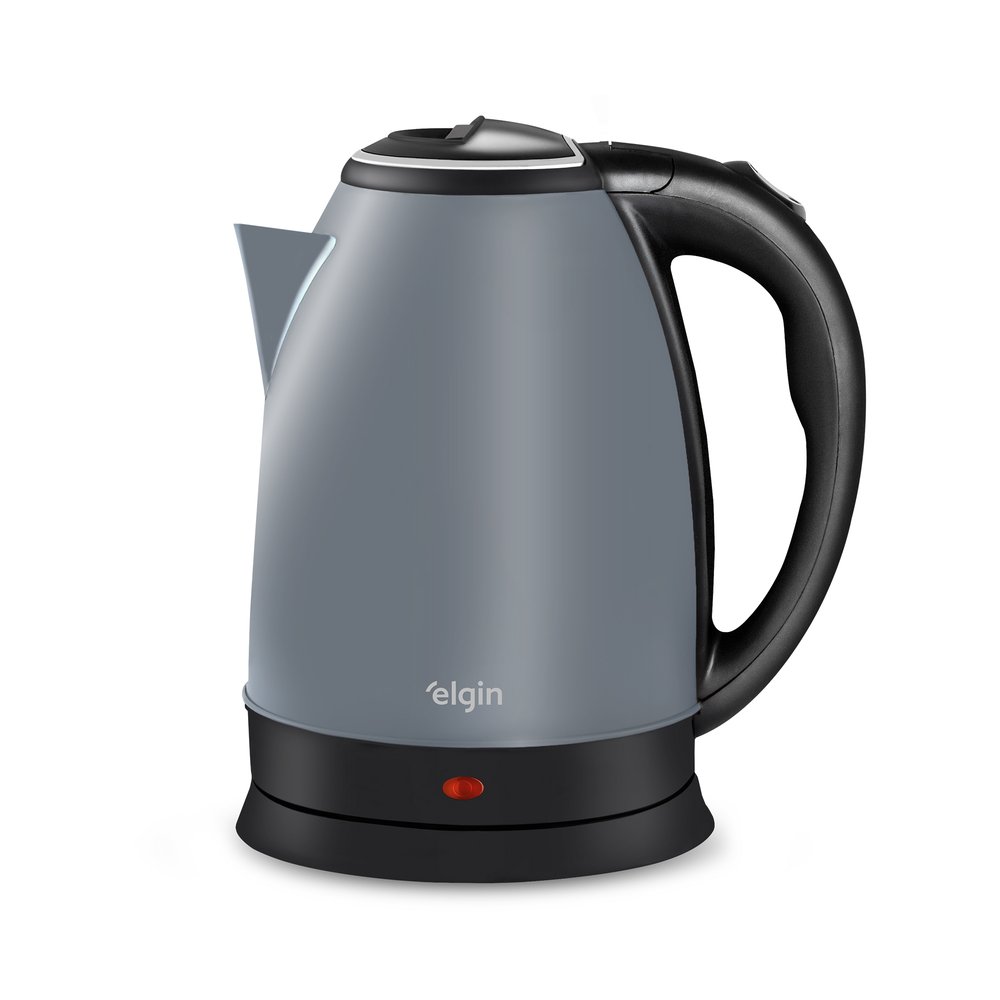 Chaleira Elétrica Elgin Inox Cinza Lunar 127V 1200W