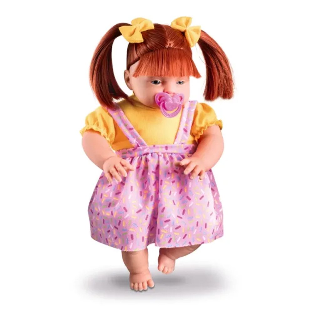 Boneca Beneditas Cabelo Ruivo Liso 1142