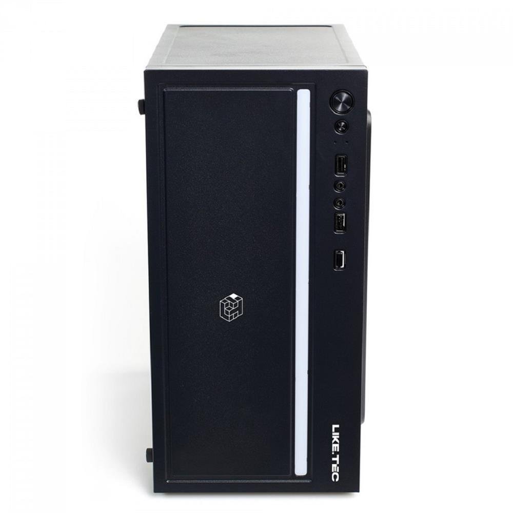 Gabinete Gamer Liketec Craft RGB, Mid Tower, Acrílico, M-ATX, Black, LC-MT-CRAFT-2021