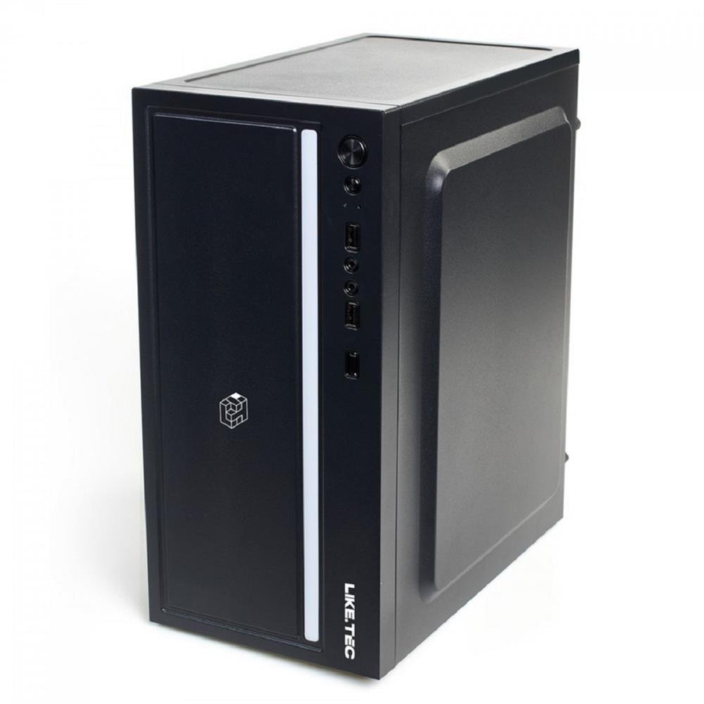 Gabinete Gamer Liketec Craft RGB, Mid Tower, Acrílico, M-ATX, Black, LC-MT-CRAFT-2021