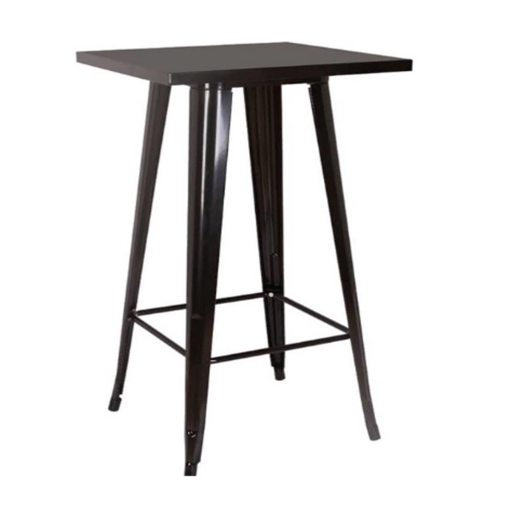 Mesa alta bistrô de bar + 2 banquetas altas Iron Tolix