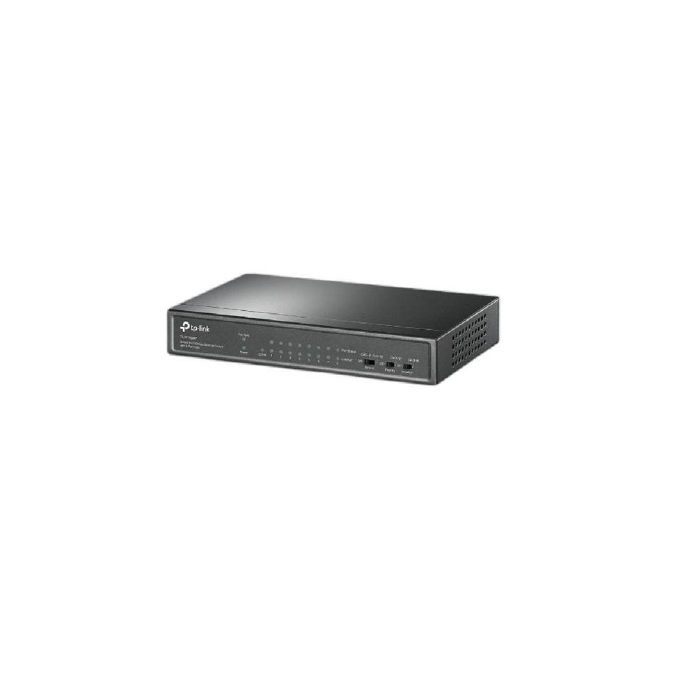 Switch 9 portas TP-Link, 8 Portas PoE+, Fast Ethernet, 10/100mbps, TL-SF1009P