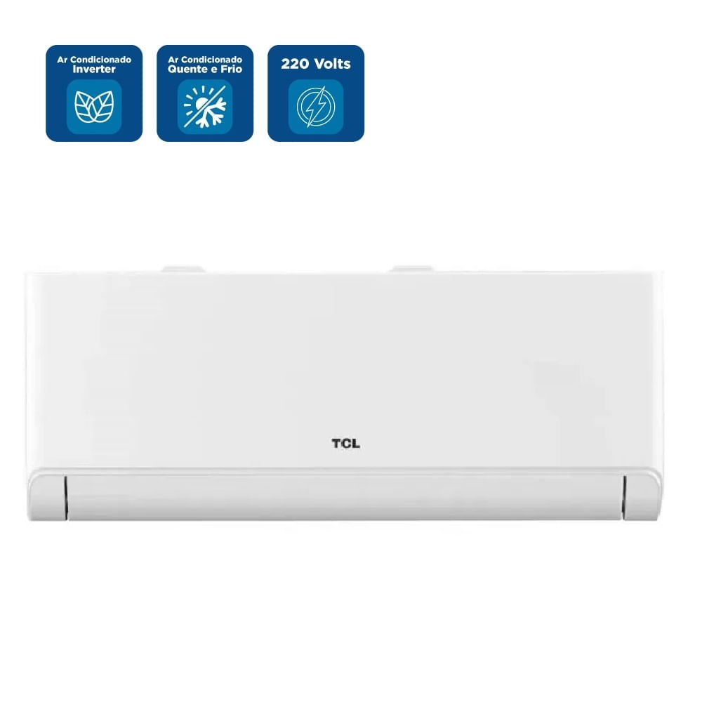 Ar Condicionado Split Hi Wall TCL Inverter T-Pro 24000 BTU/h Quente e Frio TAC-24CHTG2-INV ¿ 220 Volts