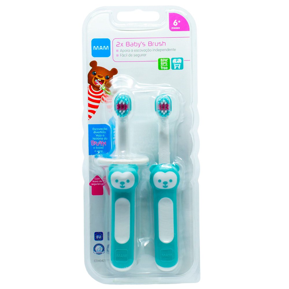 Escova Dental Mam Baby 6m Box Rosa Co40422