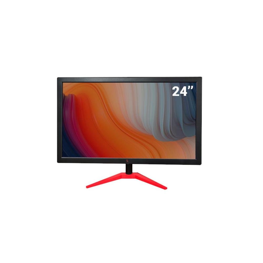 Monitor 24" 3Green Moba Hdmi Led Preto/Vermelho 110V/220V