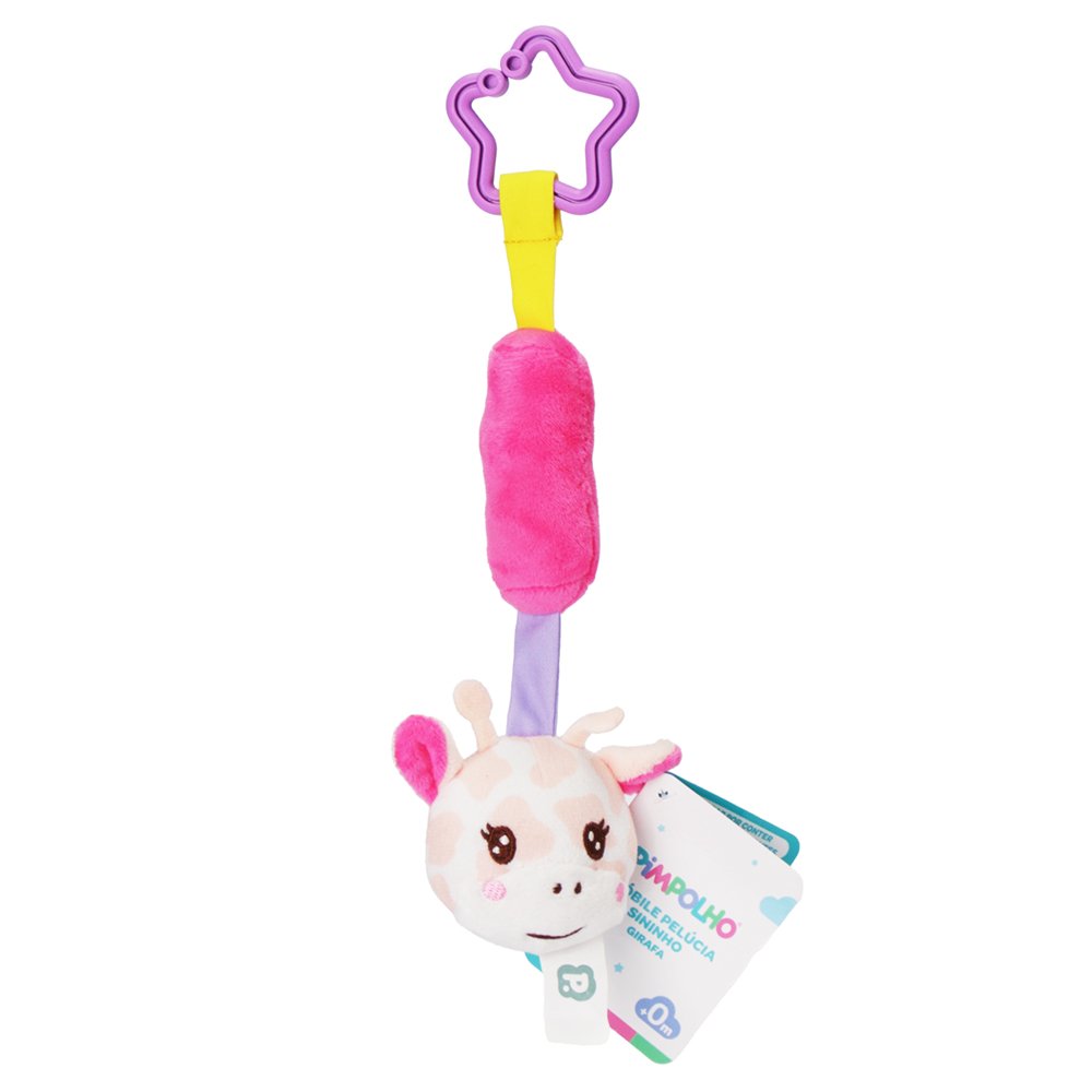 Kit Móbile Pelúcia Sininho Girafa Feminino Pimpolho Caixa Com 2 Unidades.