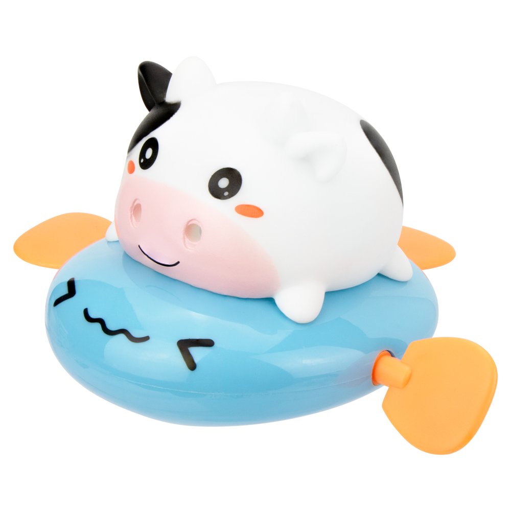 Kit Brinquedo De Banho De Dar Corda Vaca Unissex Pimpolho Caixa Com 6 Unidades.