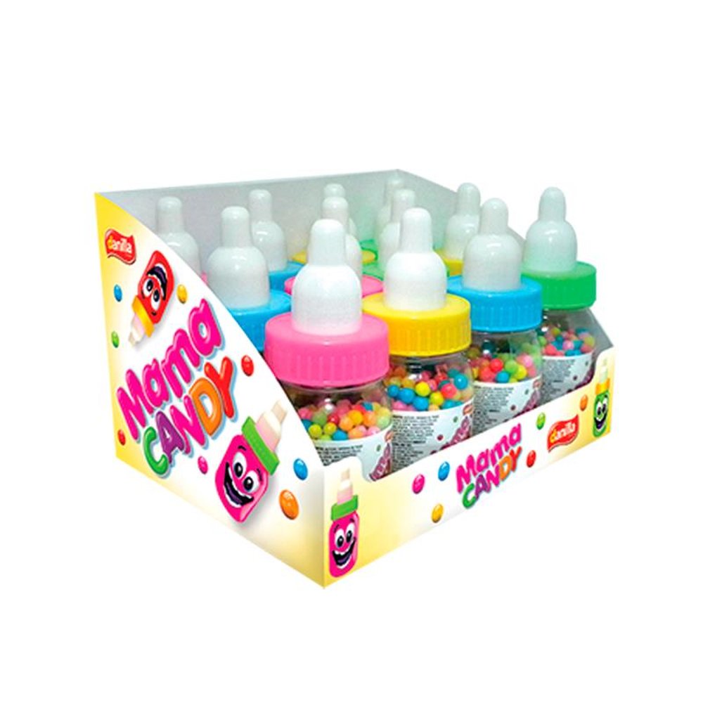 Confeitos Diploko Mama Candy Sabor Tutti Frutti Pacote 38G Display C/ 12Un