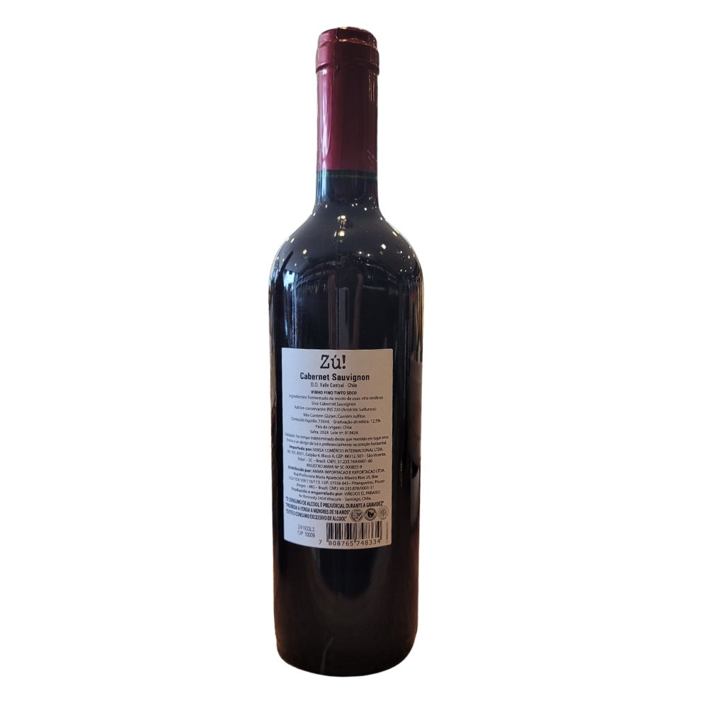 Vinho Tinto Zú Edicion Especial Cabernet Sauvignon 750ml
