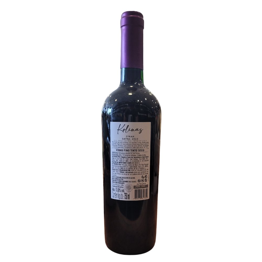 Vinho Tinto Kolinaz Syrah 750ml