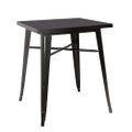 Mesa Bar Quadrada Tolix Iron Preto 80x80