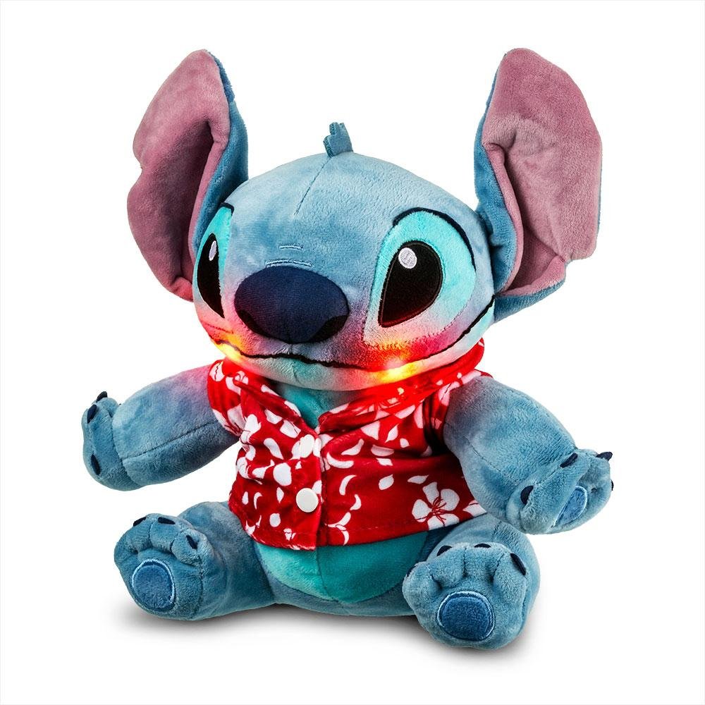 Pelucia com Mecanismo Stitch Hawaii Com Luz e Som Multikids - BR2198