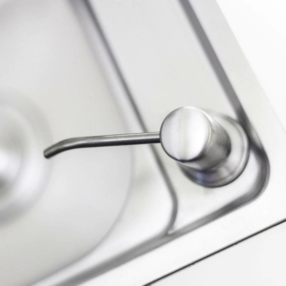 Cuba Pia Para Cozinha Aço Inox 304 Cg304-C02 E Torneira Gourmet 40Cm Cromada De Parede Tg40c-Pl Belcca-Kit