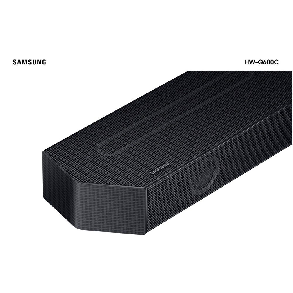 Soundbar Samsung HW-Q600C com 3.1.2 canais, Bluetooth, Subwoofer sem fio, Dolby Atmos e Acoustic Beam