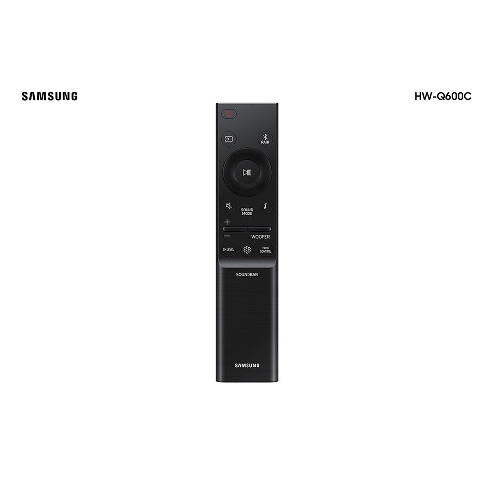 Soundbar Samsung HW-Q600C com 3.1.2 canais, Bluetooth, Subwoofer sem fio, Dolby Atmos e Acoustic Beam
