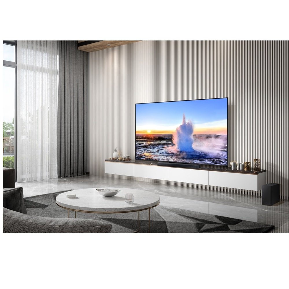 Soundbar Samsung HW-Q600C com 3.1.2 canais, Bluetooth, Subwoofer sem fio, Dolby Atmos e Acoustic Beam