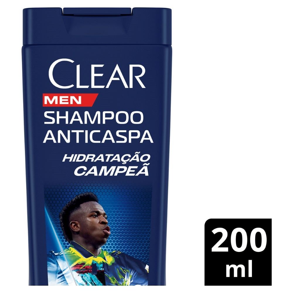Shampoo Clear Anti-Caspa Men Hidratação Campeã 200ml