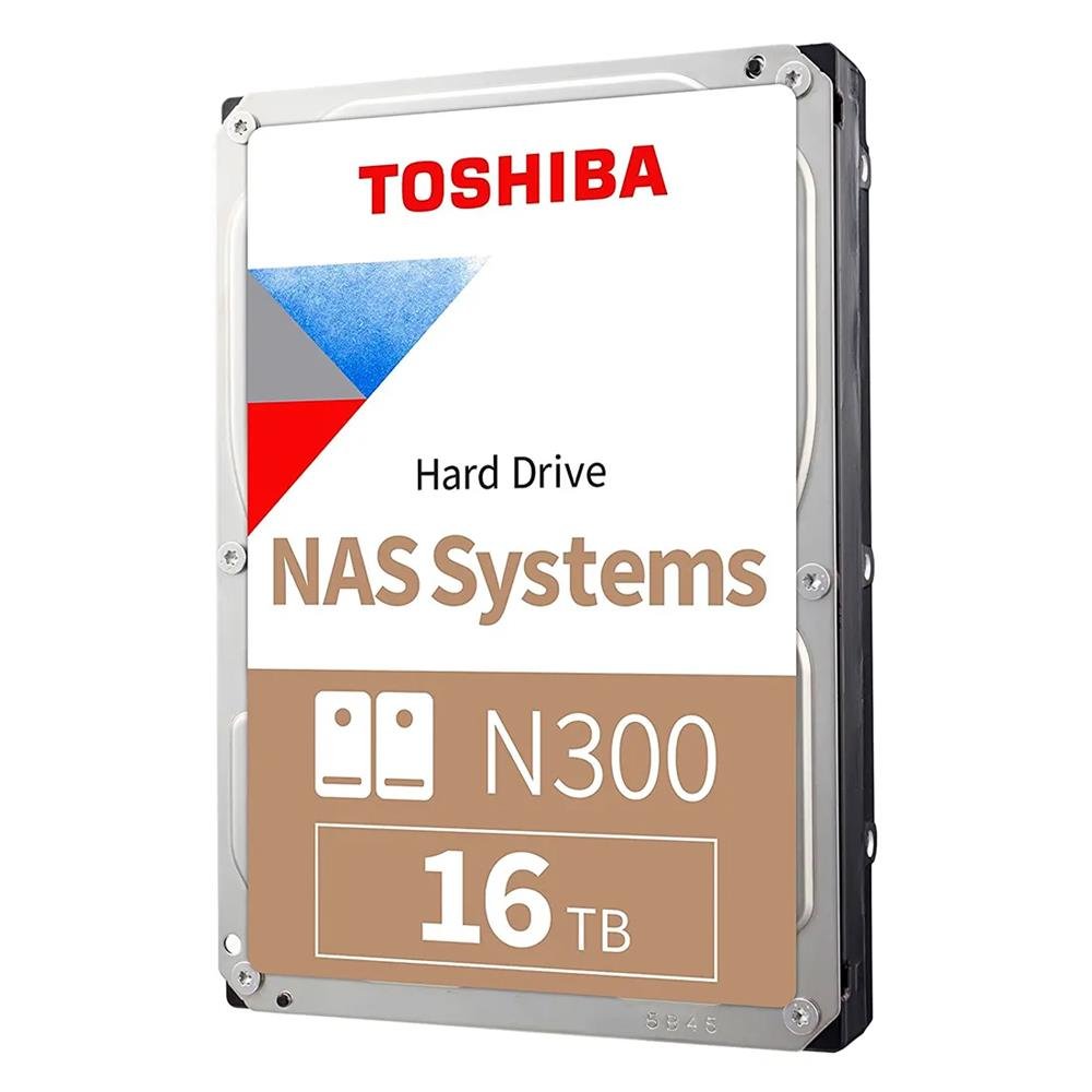 HD Interno Toshiba 16TB 3,5 N300 NAS - HDWG31GXZSTAI
