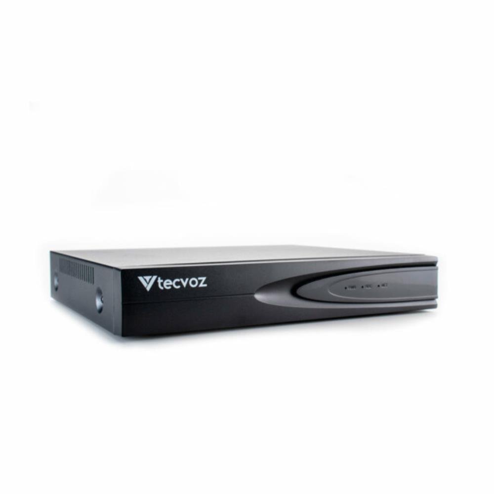 NVR Tecvoz, Gravador Digital de Vídeo, 4 Canais IP, NVD U5004POE