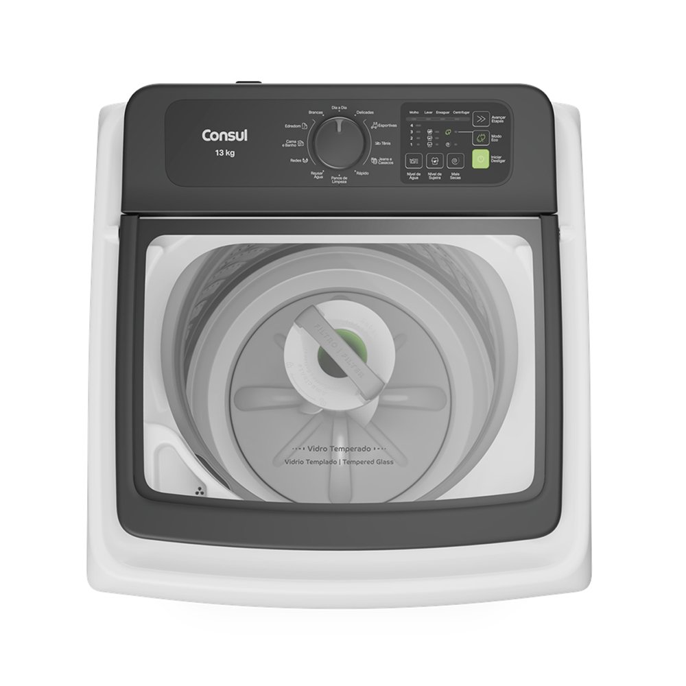 Máquina de Lavar Roupas 13 Kg Consul CWN13ABBNA - Branca, 220V