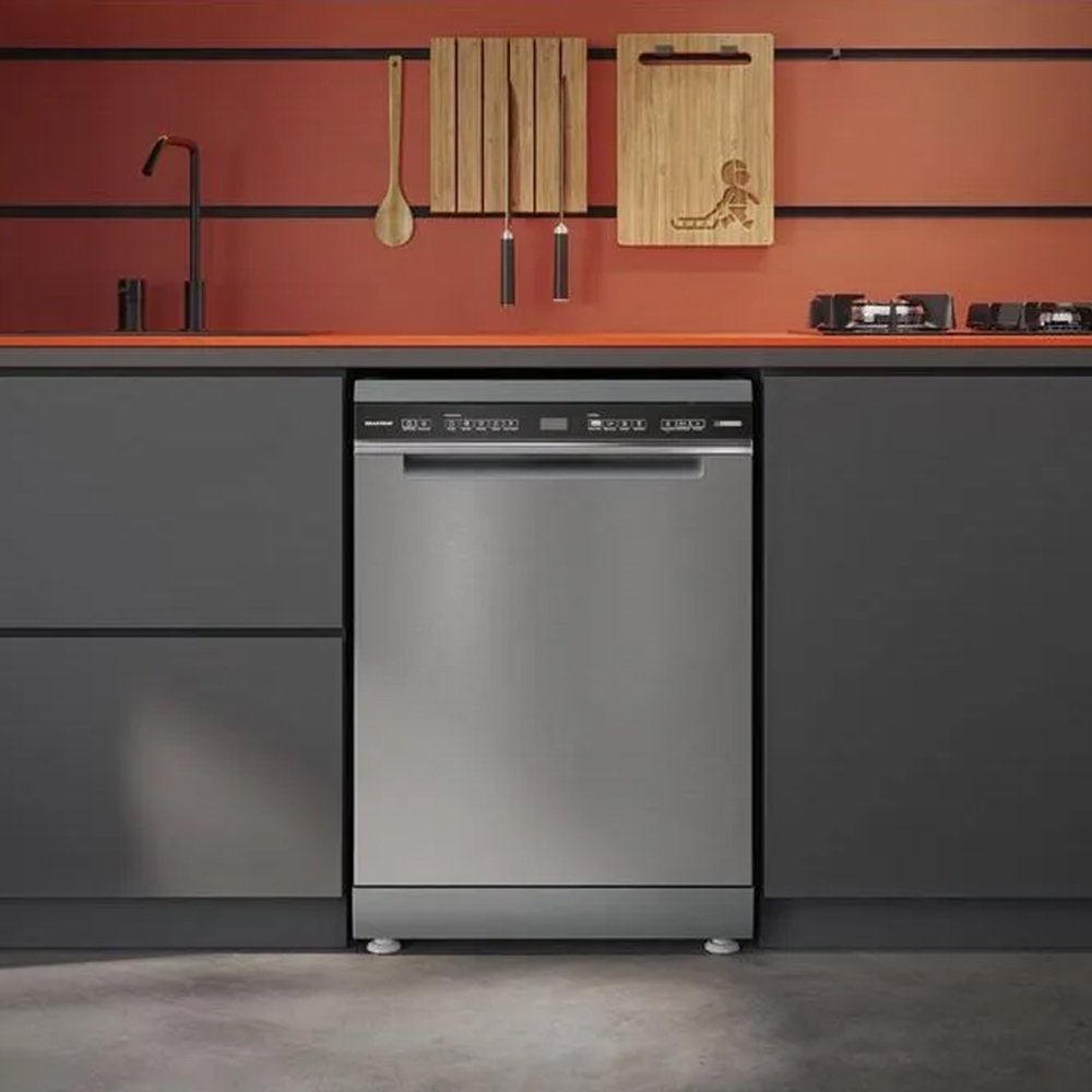 Lava-Louças Brastemp 15 Serviços BLF62ARANA - Inox, 110V