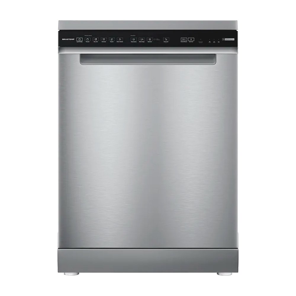 Lava-Louças Brastemp 15 Serviços BLF61AR - 5 Programações, Inox, 110V