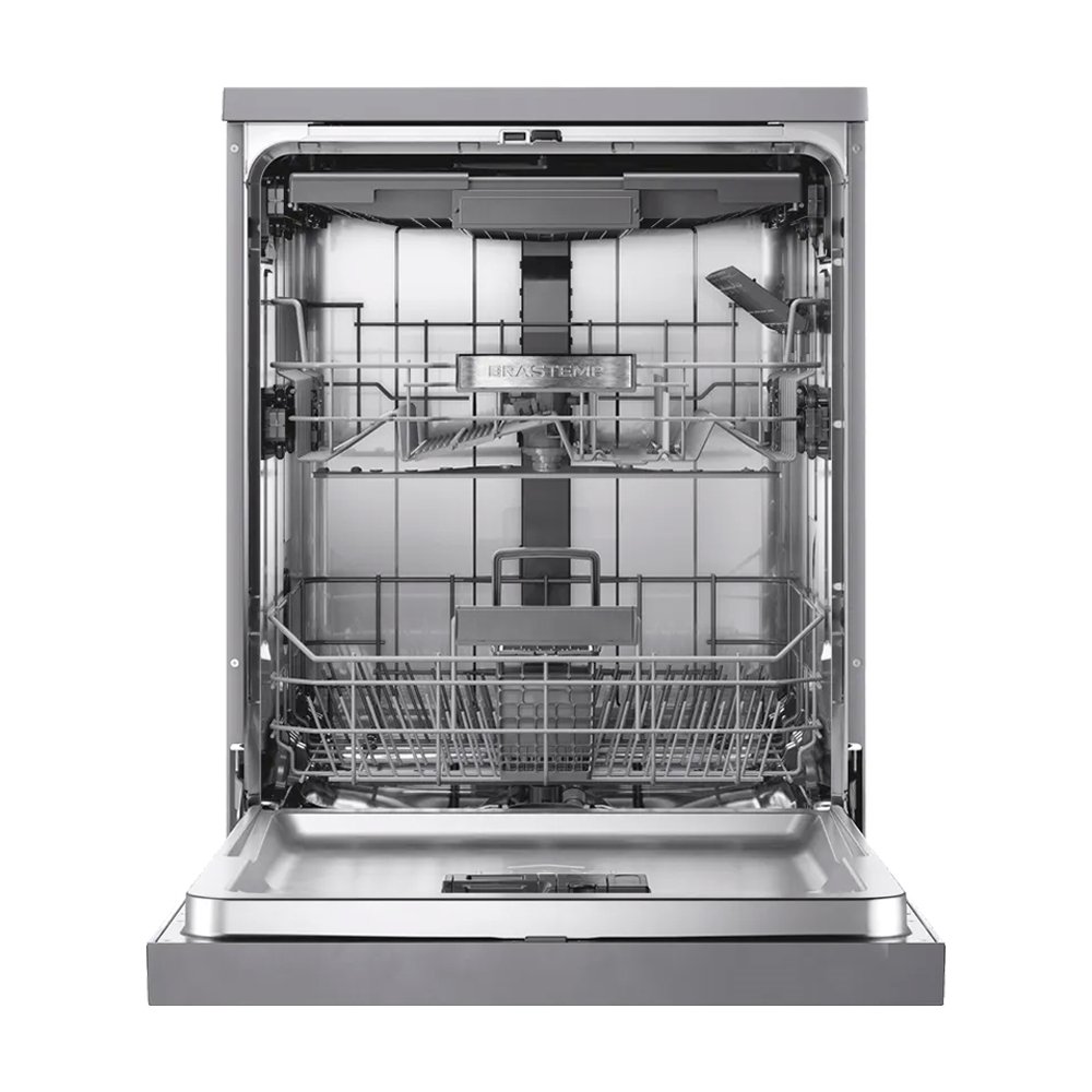 Lava-Louças Brastemp 15 Serviços BLF61AR - 5 Programações, Inox, 110V