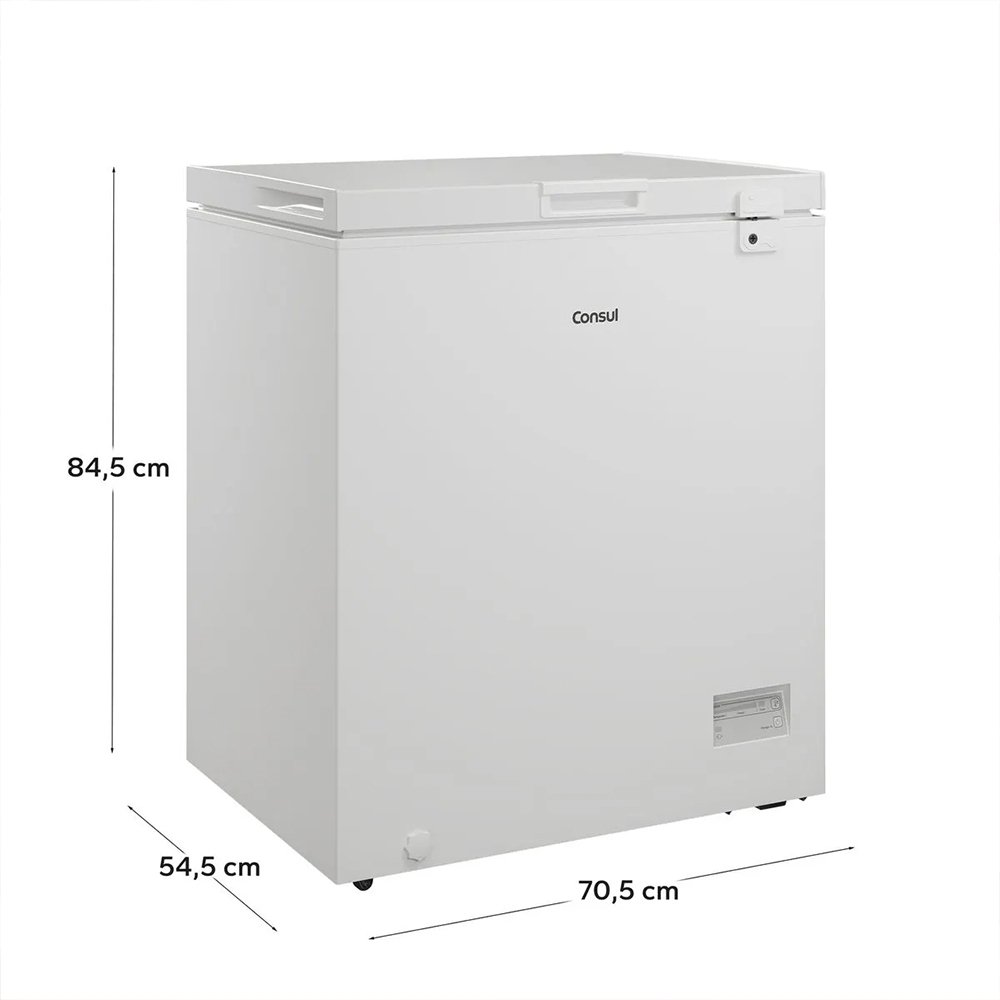 Freezer Horizontal Consul 142 Litros CHA14ABANA - Branco, 110V