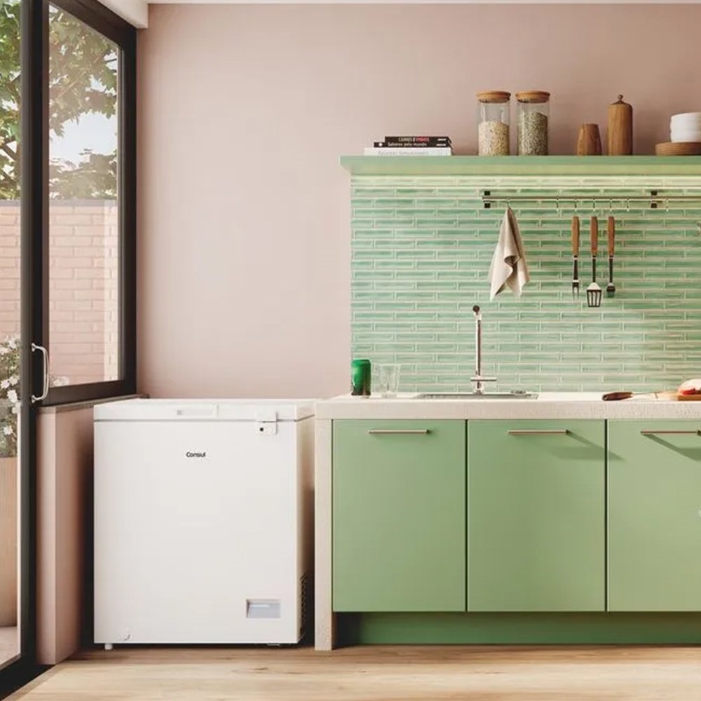 Freezer Horizontal Consul 142 Litros CHA14ABBNA - Branco, 220V