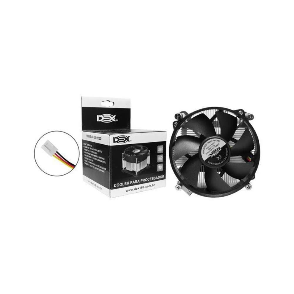 Cooler Para Processador DEX, Intel, LGA 1150/1155/1156 - DX-1150D