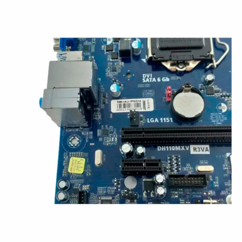 Kit Upgrade Placa Mãe H110G + Cooler + 8G DDR3 Dvi/Vga DH110MXVR3A (caixa parda)