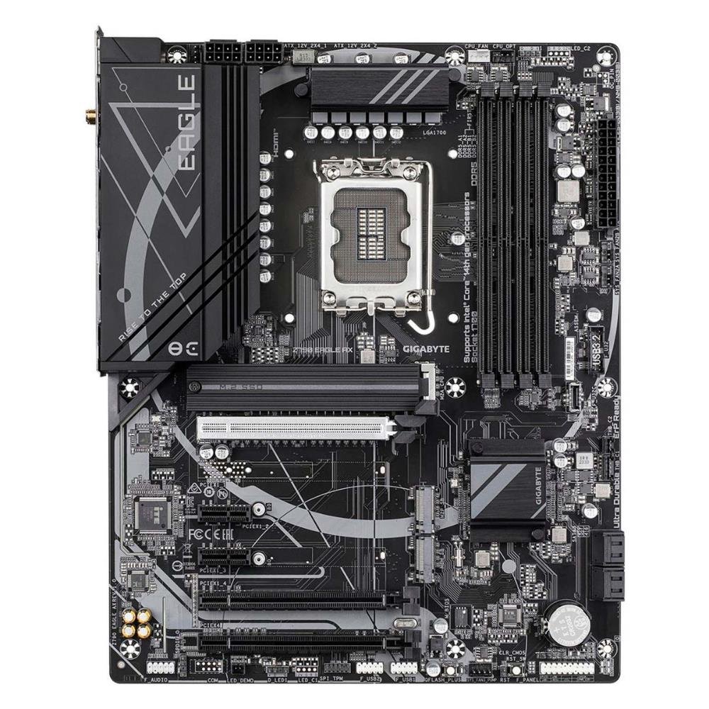 Placa Mãe Gigabyte Z790 EAGLE AX, Intel LGA 1700, ATX, DDR5, Wi-Fi, Bluetooth - Z790 EAGLE AX