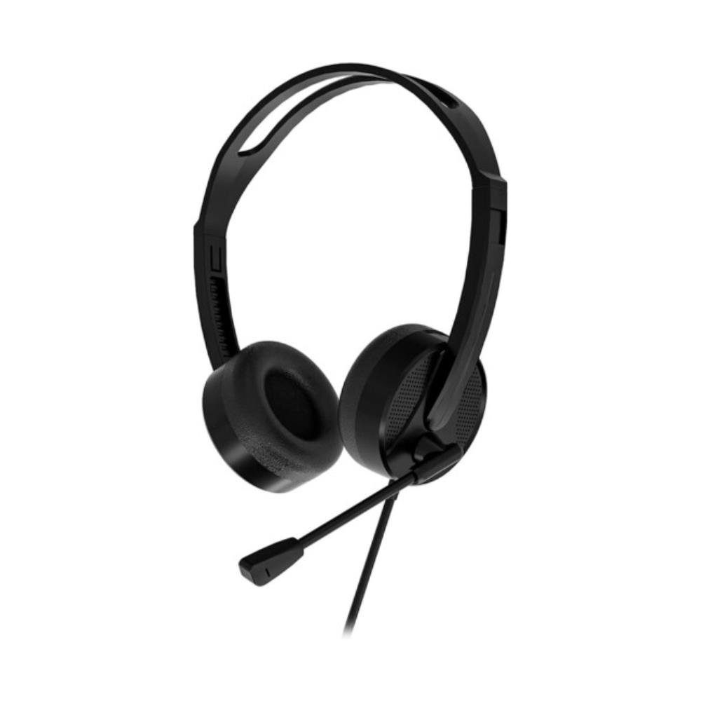 Headset com microfone Ajustável Lenovo, Conexão P2, Preto, Lecoo HT106