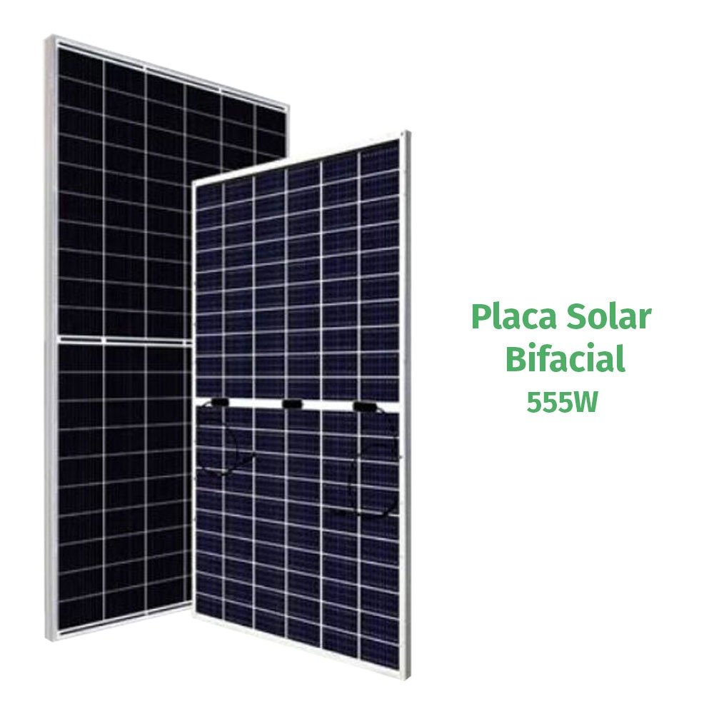 Placa Solar Fotovoltaica 555 W Bifacial Era Solar
