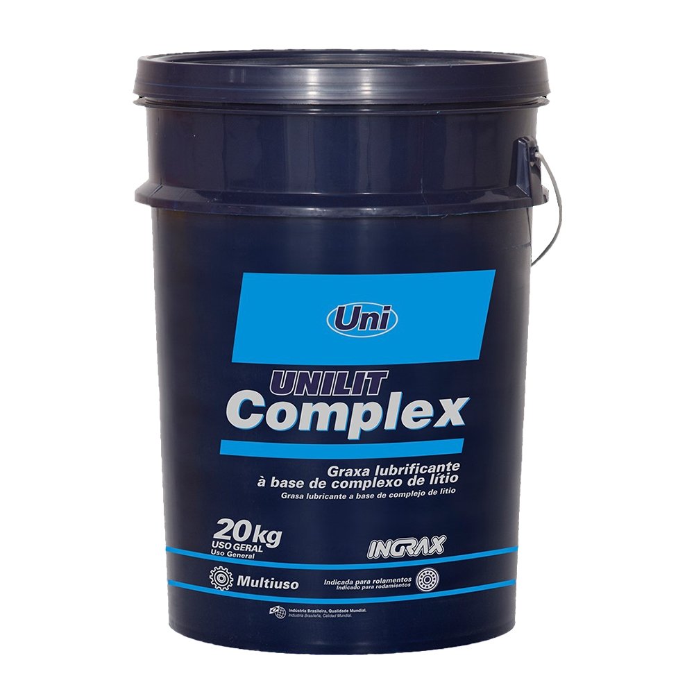 Graxa Lítio Azul Alta Temperatura Unilit - Extrema Pressão PTGT 250°c 20kg