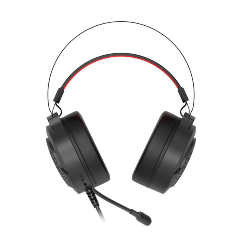 Headset Gamer Redragon Carmen, RGB, com Conexão P2 e USB, Preto, H261
