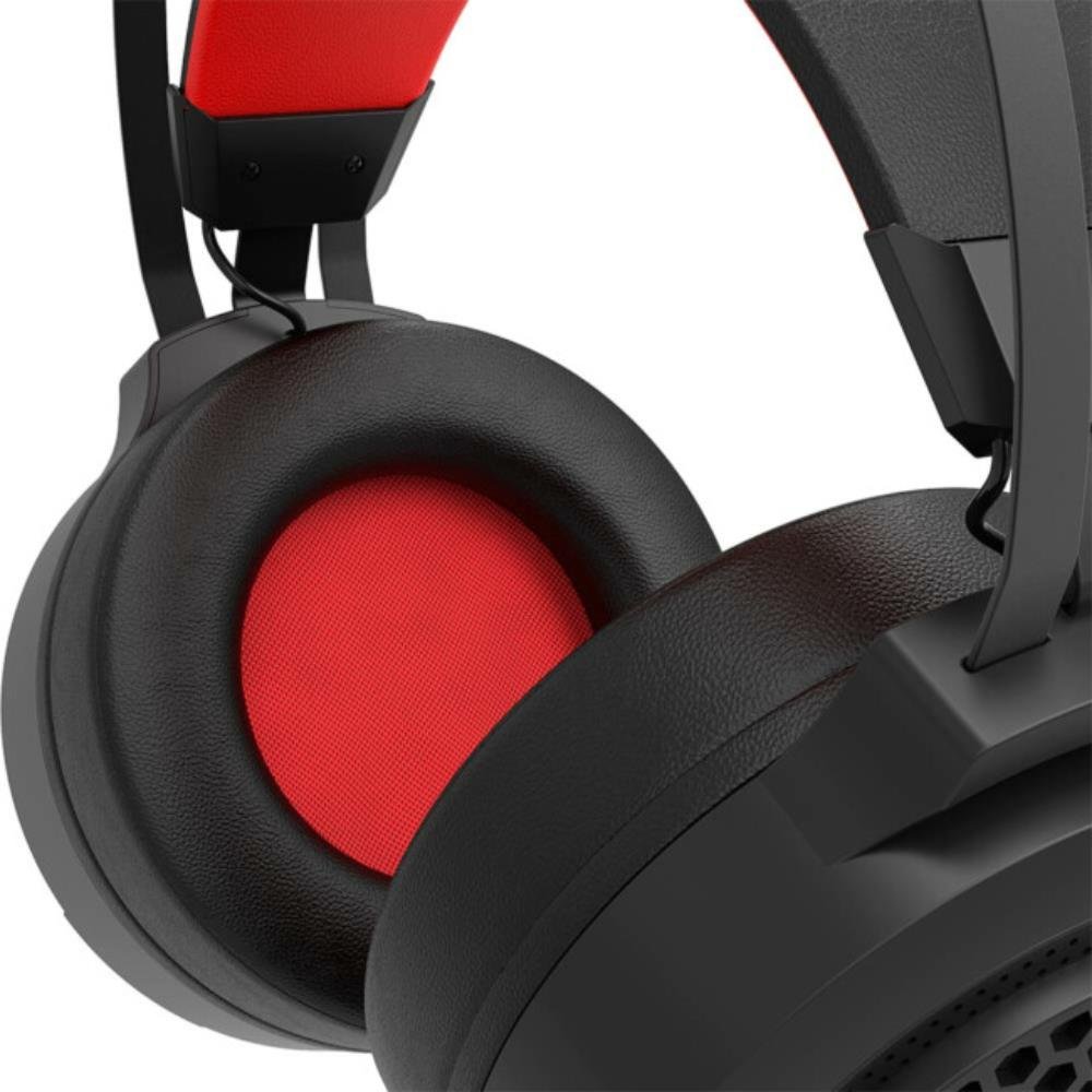 Headset Gamer Redragon Carmen, RGB, com Conexão P2 e USB, Preto, H261