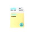 Bloco Anotacoes Pet Transparente 76X76 Amarelo C/50