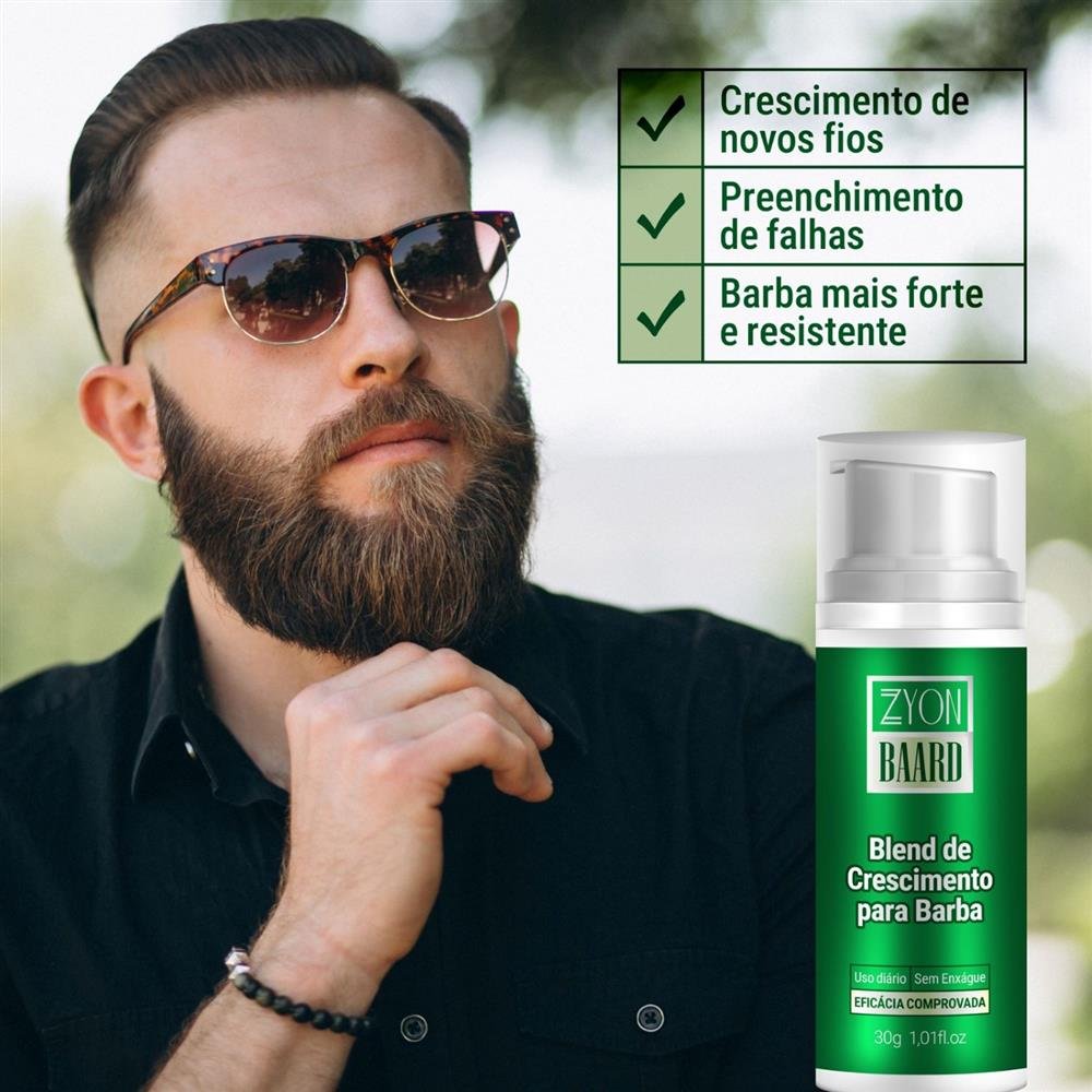 Blend para Crescimento de Barba Zyon Baard