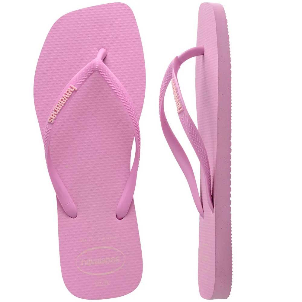Havaianas Slim Square Logo Pop-up 5418 Lavanda Fresh 33-40 com 12 Pares