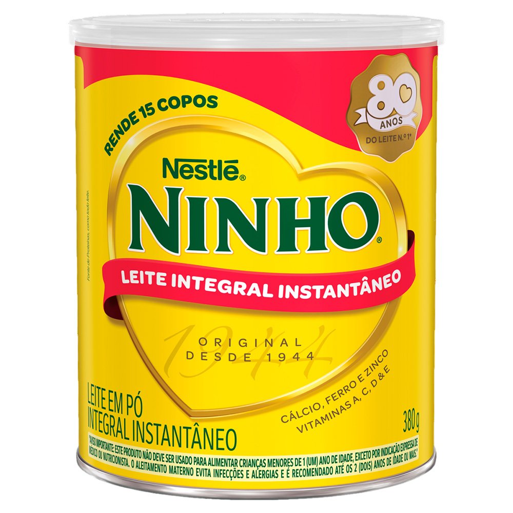 Ninho Leite Em Po Integral Instant 380g