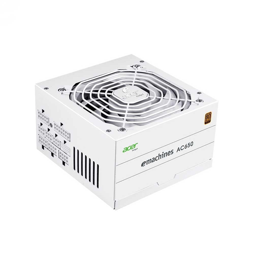 Fonte De Alimentacao Acer Atx 650w Ac650qw Branca 80 Plus Bronze