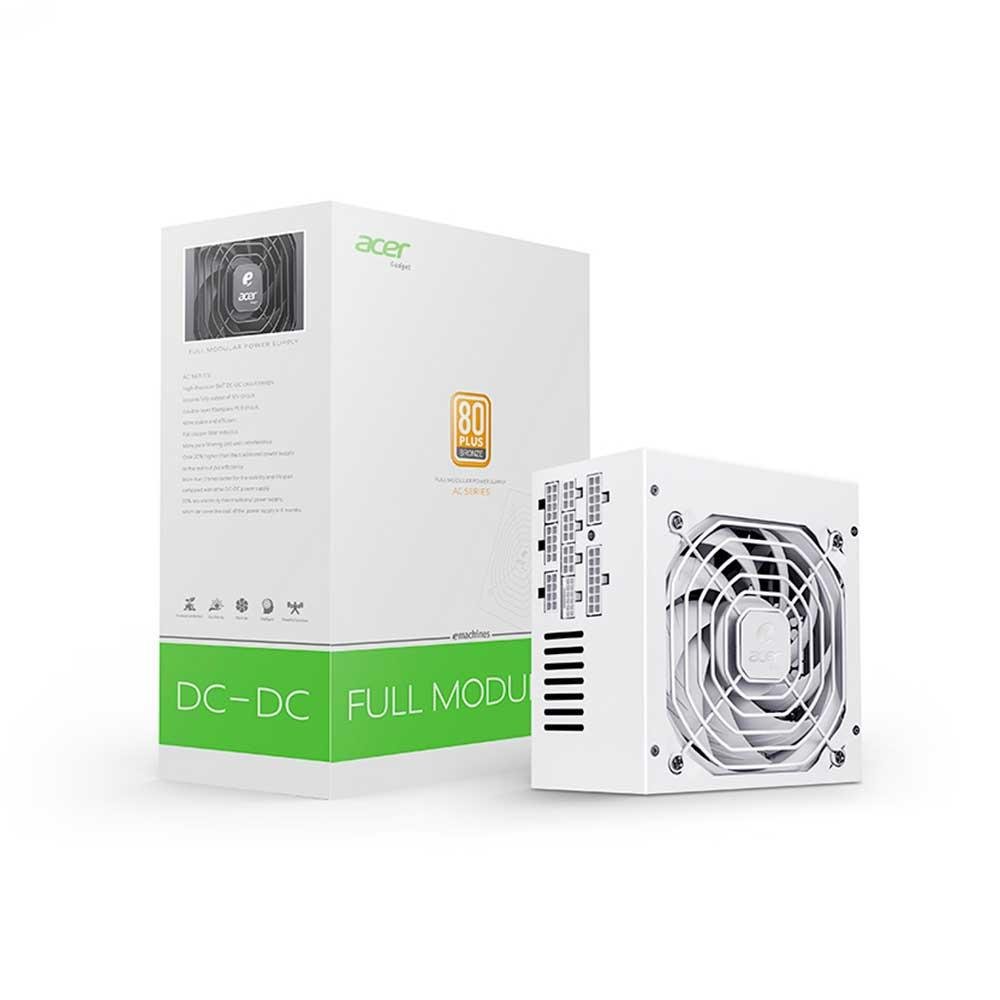 Fonte De Alimentacao Acer Atx 650w Ac650qw Branca 80 Plus Bronze
