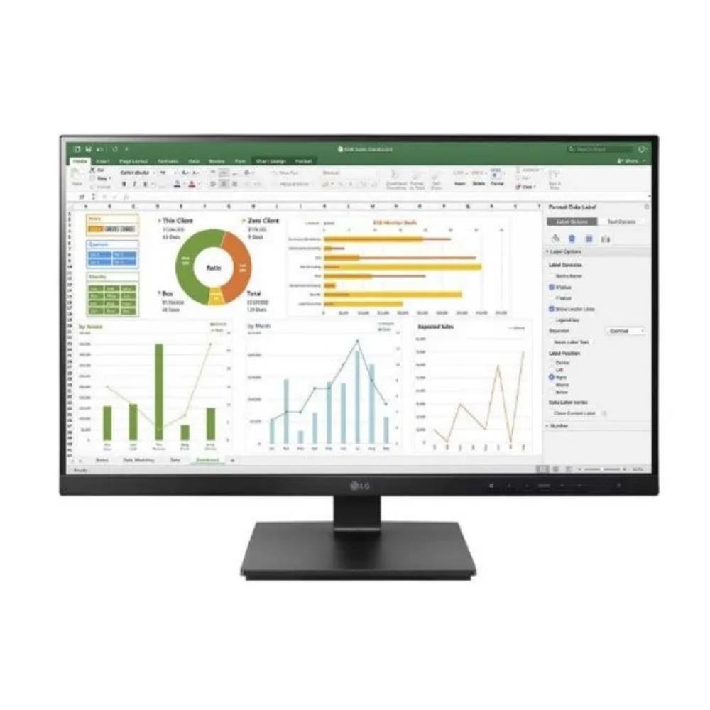 Monitor LG 23,8" 75Hz 5ms HDMI Displayport - 24BN650U-B