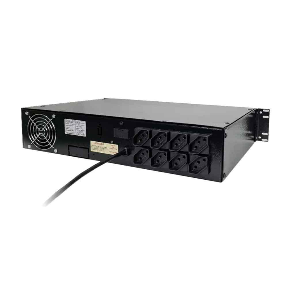 Nobreak Ts Shara Ups Rack Senoidal 2u Universal, 1500va, 750w, Entrada: Bivolt, Saida: 115v Ou 220v - 6956
