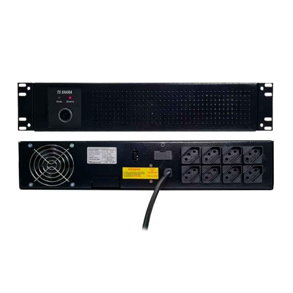 Nobreak Ts Shara Ups Rack Senoidal 2u Universal, 1500va, 750w, Entrada: Bivolt, Saida: 115v Ou 220v - 6956